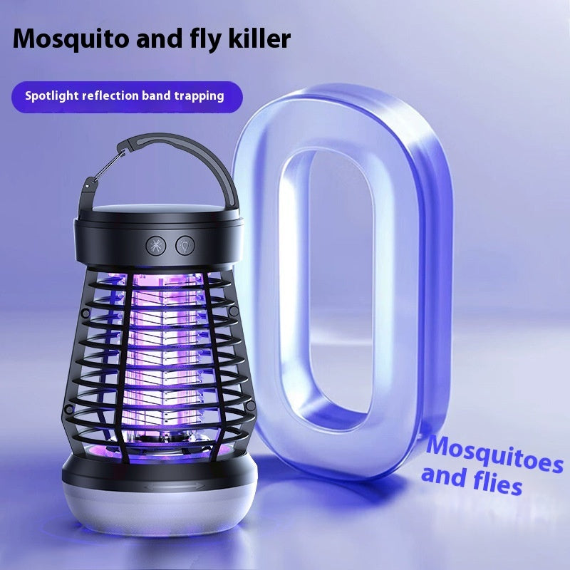 2in1 Mosquito Killer Lamp, Electric Fly Catcher, USB Rechargeable, Electric Fly Trap With Night Light S0S Emergency Light.
