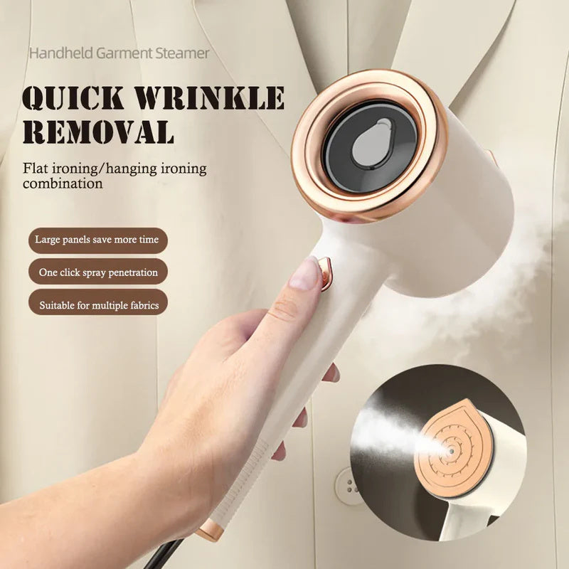 Mini Portable Handheld Garment Steamer, Fabric Steam Iron, For Clothe, Travel Appliances, Ironing Machine.