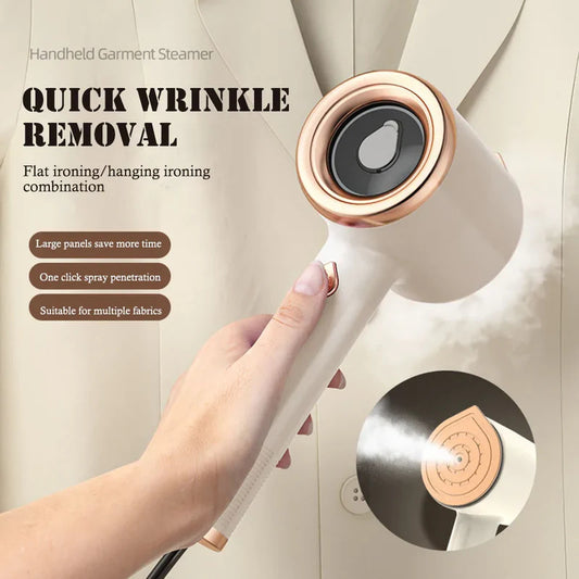 Mini Portable Handheld Garment Steamer, Fabric Steam Iron, For Clothe, Travel Appliances, Ironing Machine.